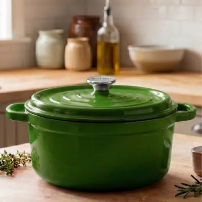 Cast Iron Deep Pot